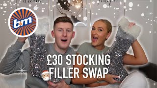 £30 B&M Stocking Filler Swap With Boyfriend!!
