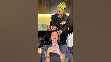 Wait for it!! Hair Salon END WRONG! 😱 Extra FUNNY!! #shorts