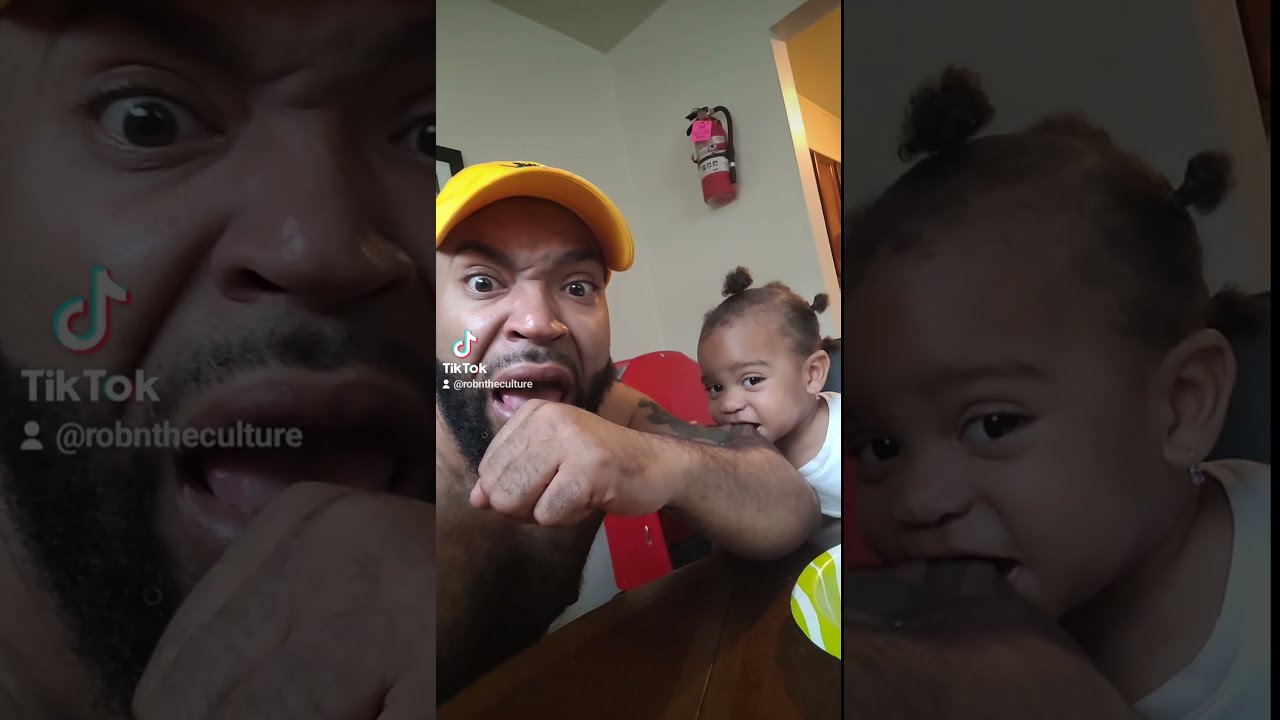 Crazy Baby Bites Daddy Ahhh Crazybaby Scary