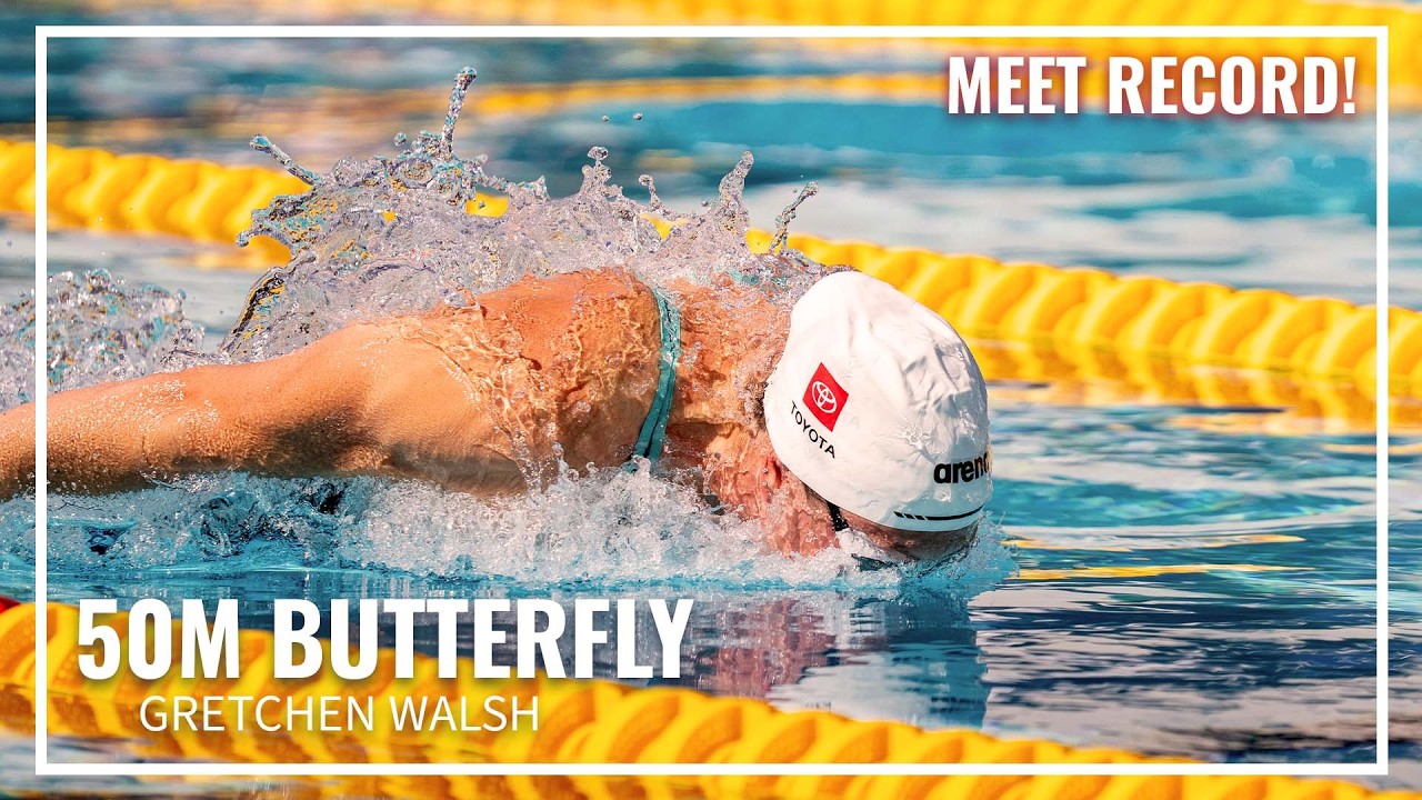 Gretchen Walsh and Kate Douglass Go One-Two in 50M Butterfly | 2026 Pan Pacific Championships