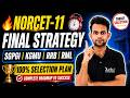 NORCET-11 EXAM STARTEGY | SGPGI, KGMU, RML, RRB | 100% Selection Approach | VIHAAN SIR