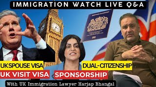 Immigration Watch Live Q & A with Harjap Singh Bhangal - 10.04.2026