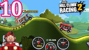 Hill Climb Racing 2 - Gameplay Walkthrough Part 10  [New Vehicle Unlocked]  (iOS, Android)