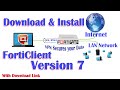 How to Download and Install FortiClient Version 7 with Download Link - Youtube image