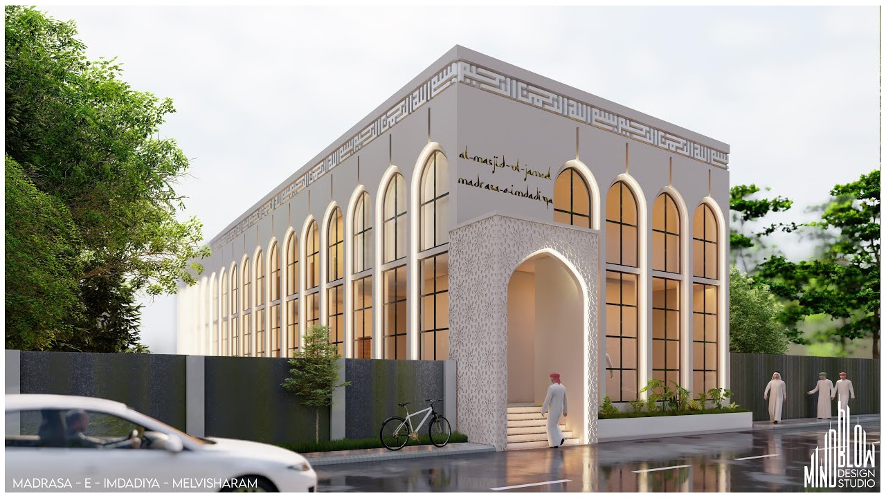 3D Architectural Visualization of Madrasa-E-Imdadiya For The Blind