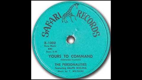 PERSONALITIES  Yours To Command  78  1957