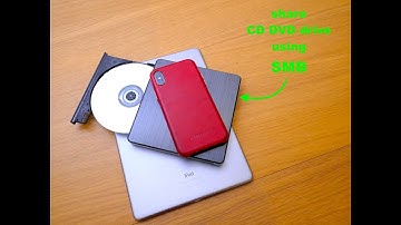 Sluit de iPad/iPhone aan op een cd/dvd-station met behulp van SMB