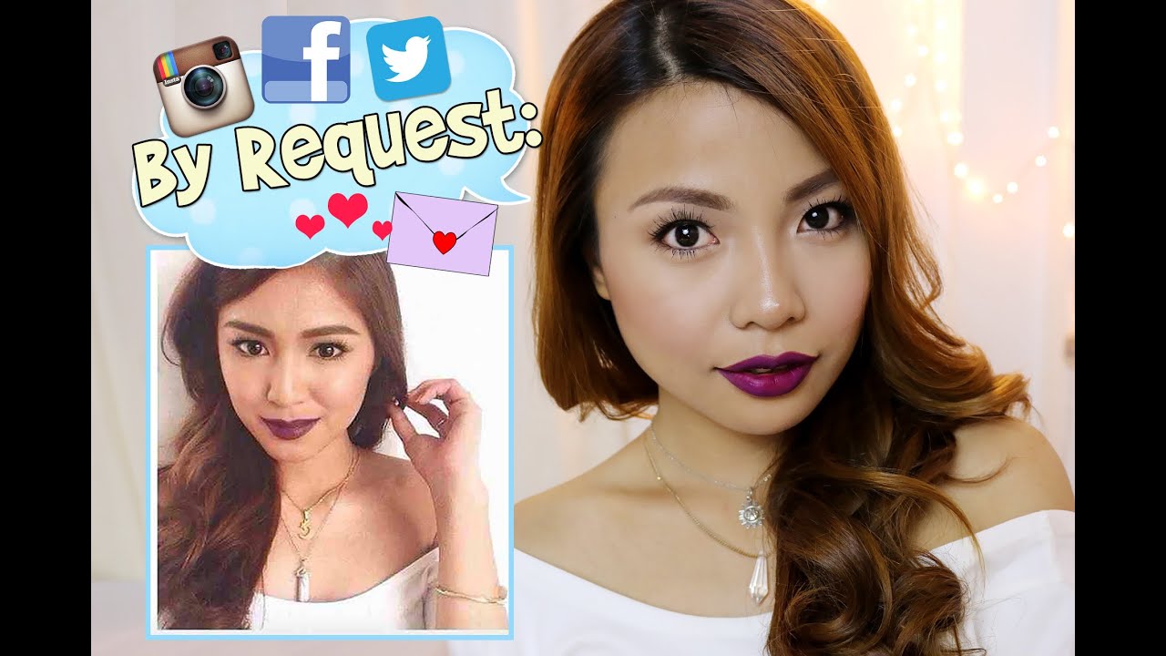 By Request NADINE LUSTRE Make Up Tutorial YouTube