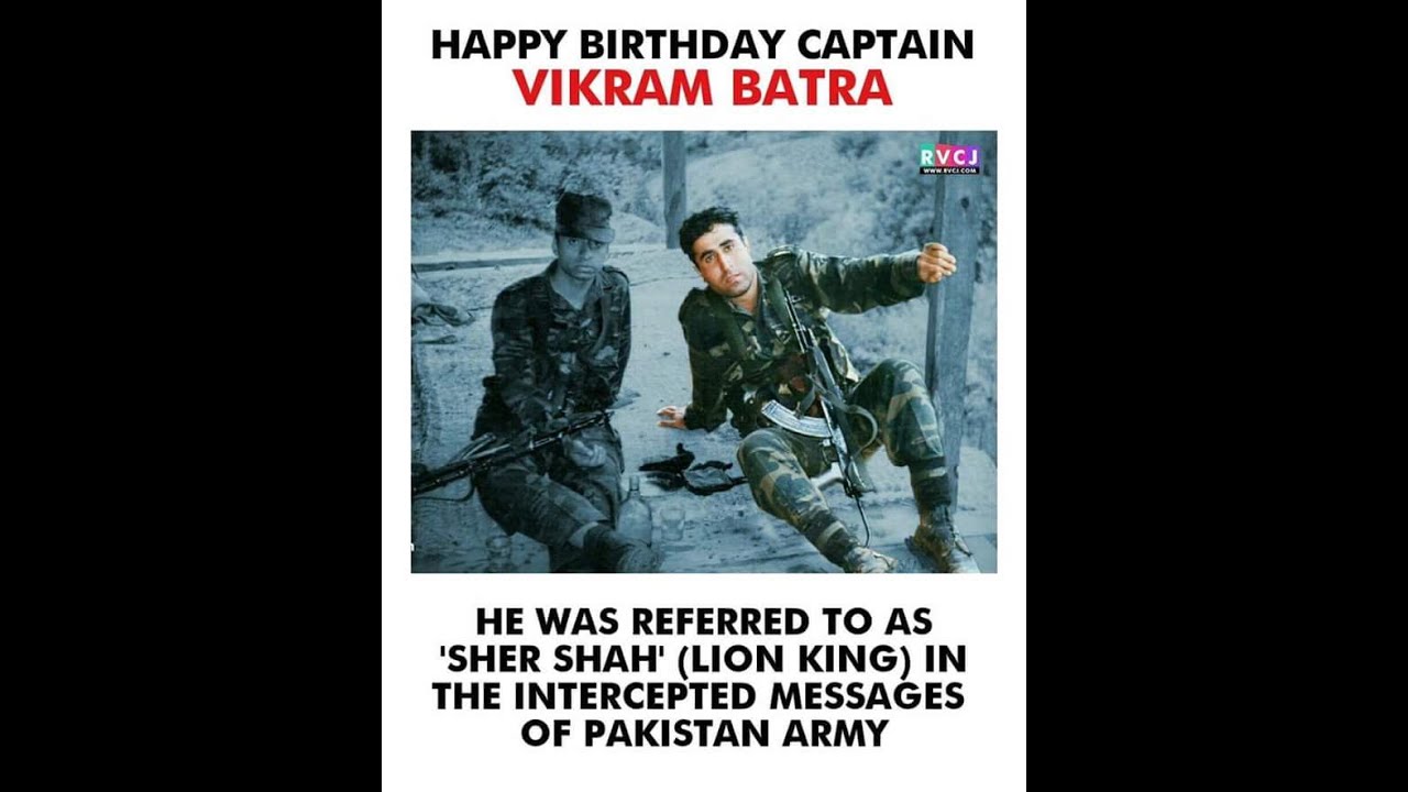 9 September 1974 | captain vikram batra Birthday best WhatsApp Status 