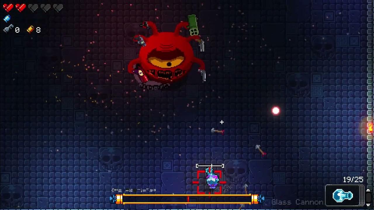 got absolutely spanked by GLITCHED CHEST (Enter the Gungeon) +PEDESTAL