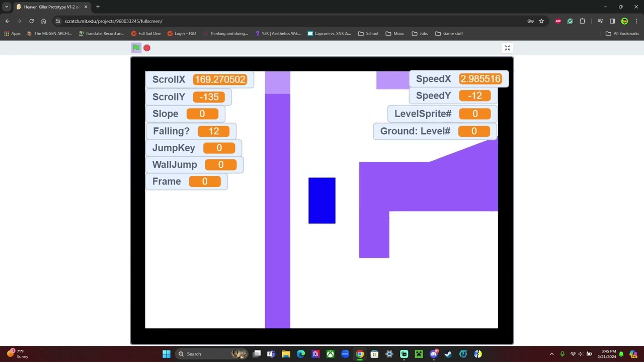 Scratch Scrolling Platformer Test
