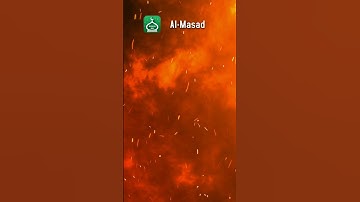 Surah Al-Masad (The Palm Fiber, Flame): Urdu | Hindi Audio Translation |  سورة المسد