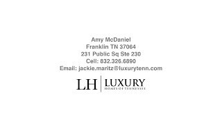 Celebrity 5290 Old Harding Rd Franklin TN 37064 — Amy McDaniel Wealth