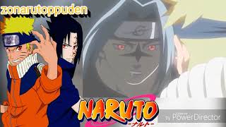 Naruto y sasuke chocan su Rasengan y el chidori en el Valle del fin.