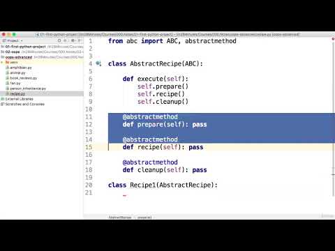(Learn Programming With Python) 115-Step 08-Template Method Pattern with Recipe Class