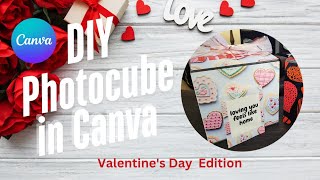 The Ultimate DIY Photo Cube aka Love Box – Step-by-Step Tutorial with Canva!