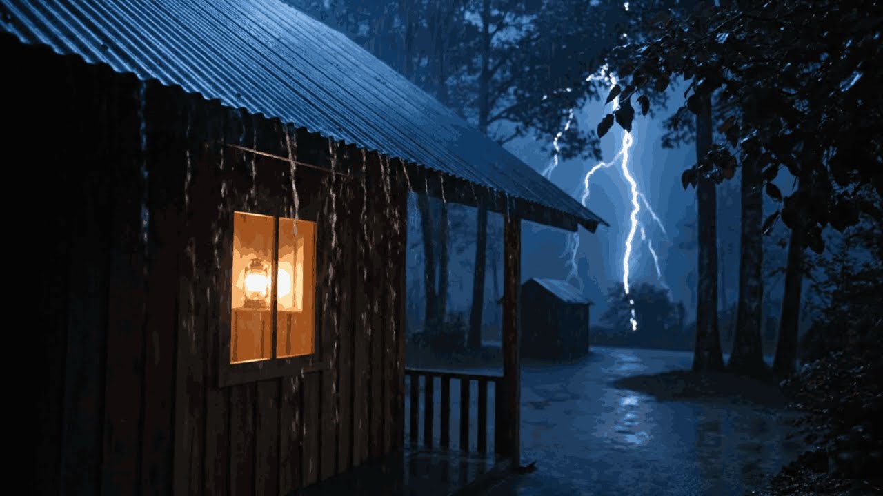 Звуки дождя без рекламы для сна - ASMR Звуки дождя и грома для сна, расслабления