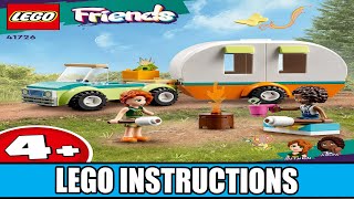 Lego Instructions Friends 41726 Holiday Camping Trip All Books