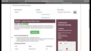 How to apply for a course on fetchcourses.ie