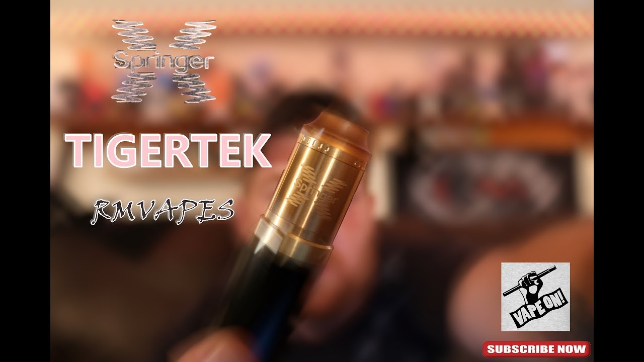 Springer X RDA by TigerTek | Spring Loaded Clamping System | Review and Build | RMVapes