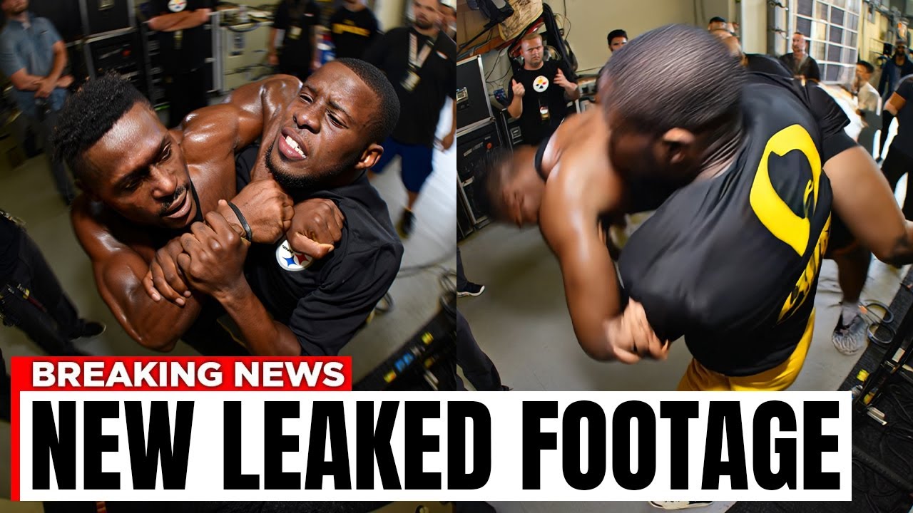 New Fight Footage Between Antonio Brown And Ike Taylor Goes Viral