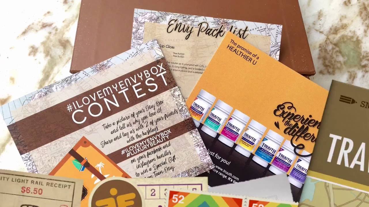 My Envy Box September 2016 : Travel Edition | Unboxing & Review || The She Things