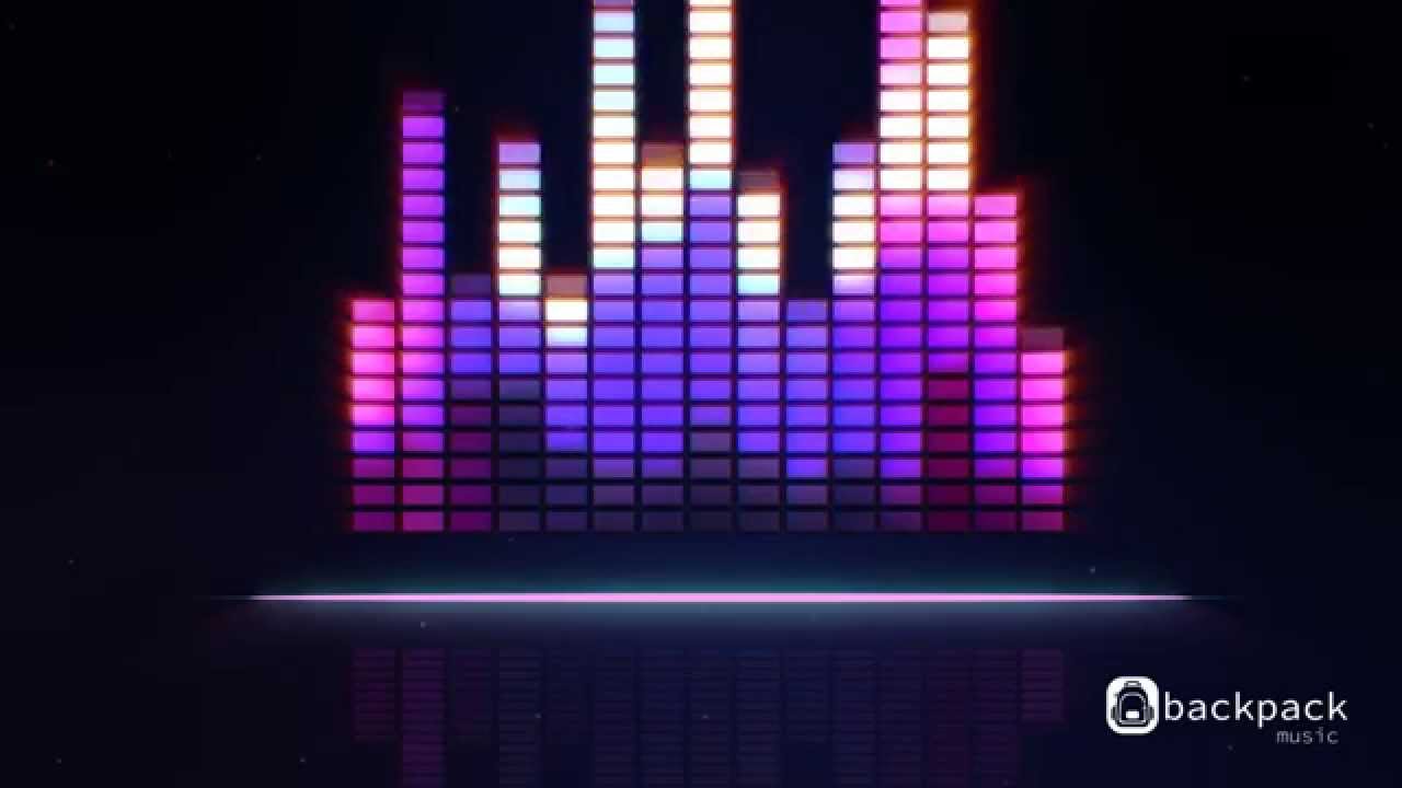 Cool Background Music with graphics equalizer