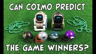 Cozmo the Robot | Can Cozmo Predict the NFL Championship Game Winners? | Episode #74 | #cozmoments