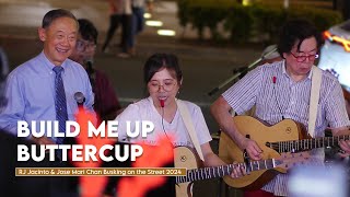 Build Me Up Buttercup | RJ Jacinto & Jose Mari Chan Busking on the Street 2024
