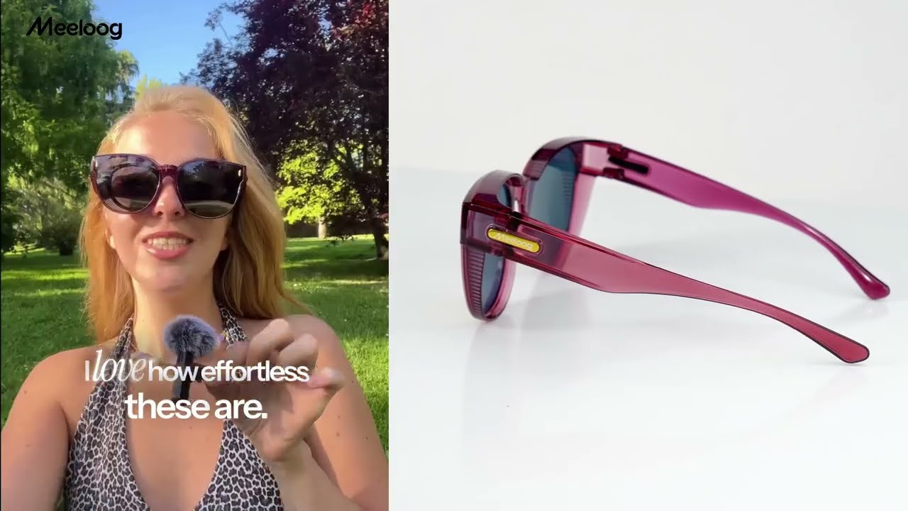 Say Goodbye to Clunky Clip-Ons! Meeloog Fitover Sunglasses | Style & Comfort Combined