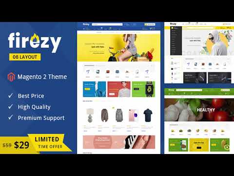 Firezy - Responsive Magento 2 Theme | Themeforest Website Templates and Themes