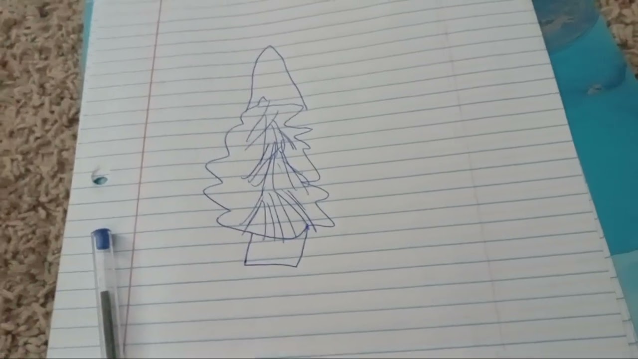 How to make a quick Christmas tree 