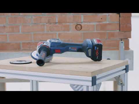 Bosch GWX 18V-15 SC Akumulatorska ugaona brusilica, bez baterije i punjača - video 17