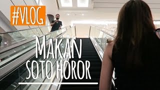 Salshabilla #VLOG - MAKAN SOTO HOROR - DI TINGGALIN DI MALL