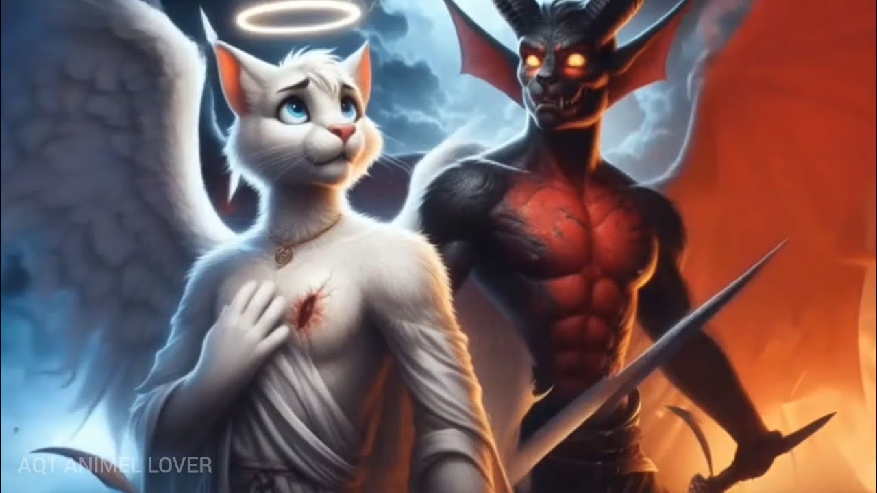 Ultimate Showdown: Angelic Feline vs Mischievous Kitty 😇💥😈 | Clash of ...