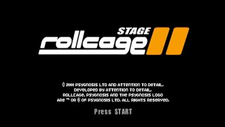 Rollcage Stage II - Sony PlayStation - Intro & Title Screen