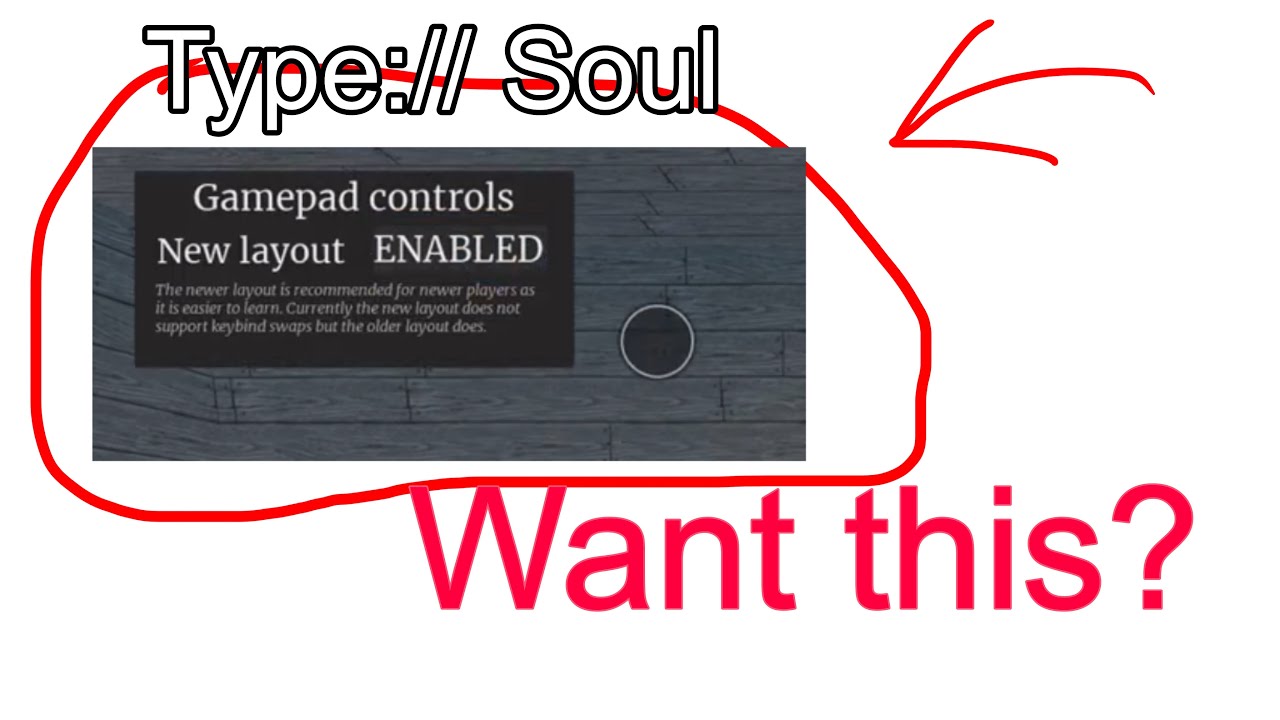 How to get the old console controls back [TYPE://SOUL] - YouTube