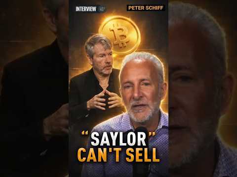 Peter Schiff Warns Saylor’s Bitcoin Play Could Collapse