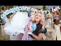 trying a cottagecore thrift store mystery box 🧚🏻‍♀️ styling corsets, florals & pastels ✨🍄
