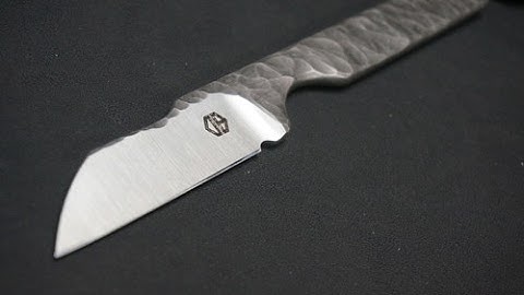 Knife making: scalpel style wharncliffe