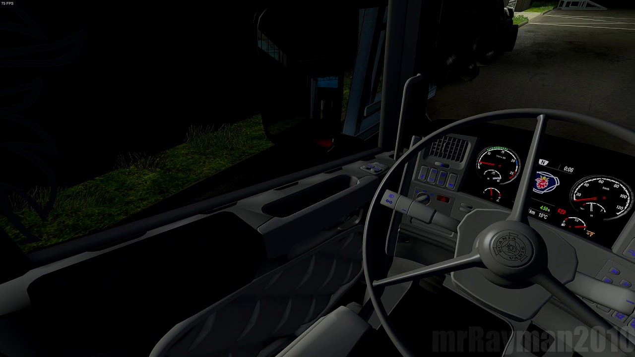 Euro Truck Simulator 2 Custom Scania R T Interior Youtube