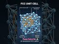 3D structure of FCC Latice #chemistry #shortsfeed #organic #chemical #inorganicchemistry #3d