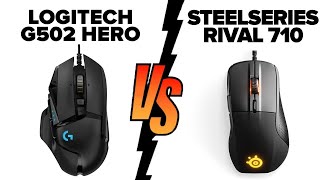 SteelSeries Rival 710 vs Logitech G502 HERO - Which Mouse is Better 