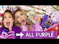 NO BUDGET *PURPLE ONLY* SHOPPING SPREE! 💜 (Must See)