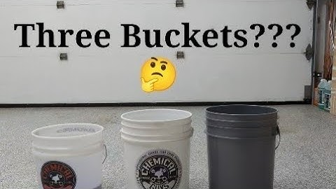 How to wash your car using the 3 bucket method! #detailing #carwash #carcare
