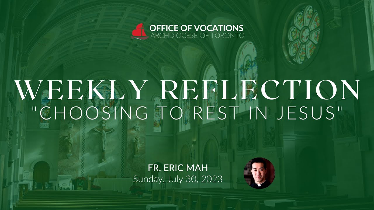 CHOOSING TO REST IN JESUS | Fr. Eric Mah