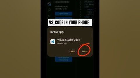 Coding on my PHONE using VS Code!  #shorts