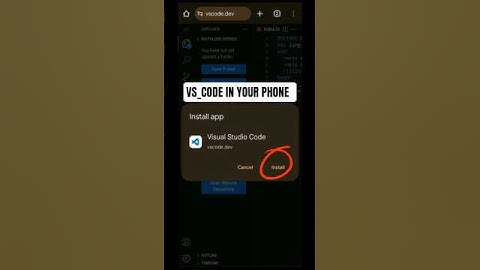 Coding on my PHONE using VS Code!  #shorts