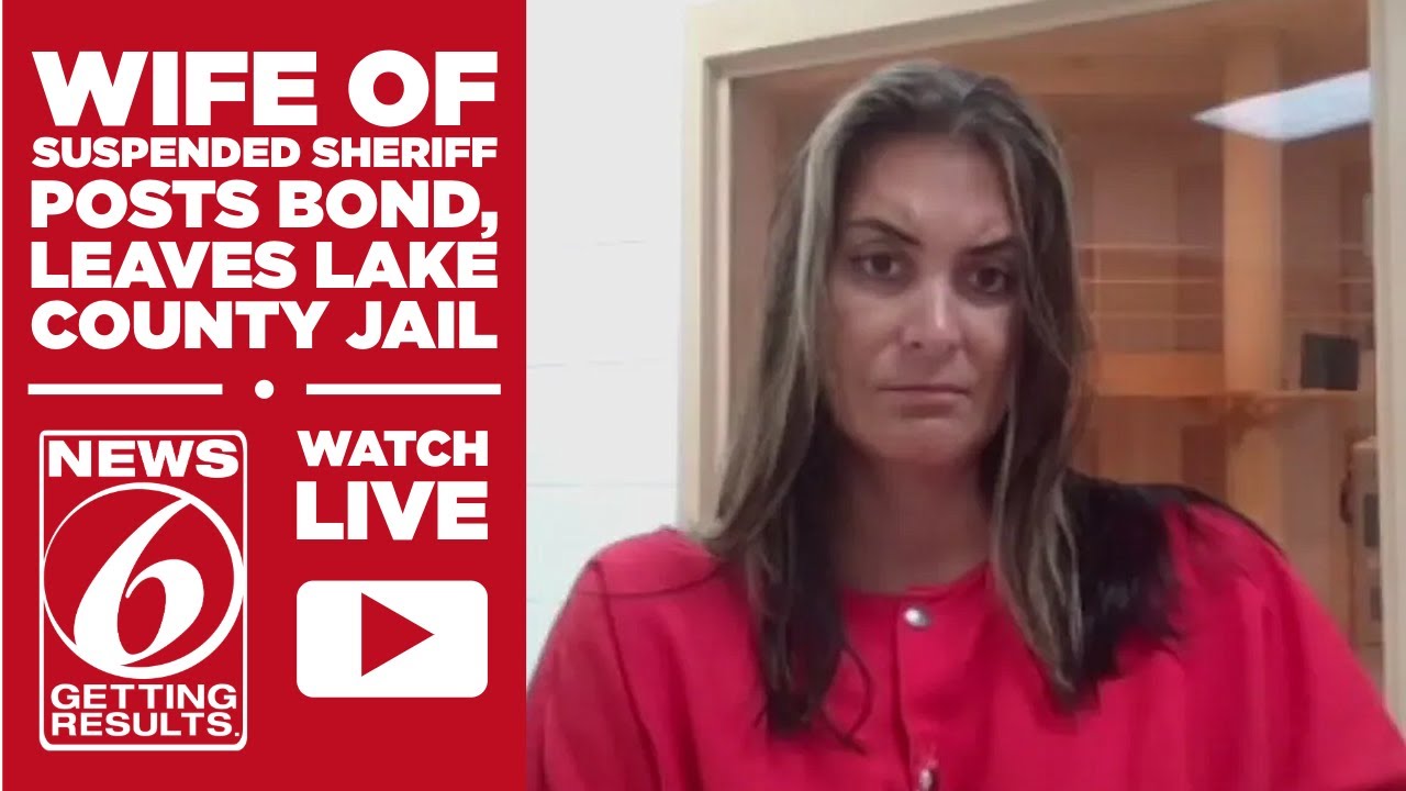 Wife of suspended Osceola County Sheriff bonds out of jail - YouTube