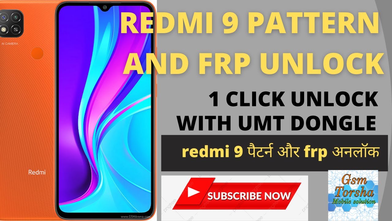 Xiaomi Redmi 9 Frp Bypass